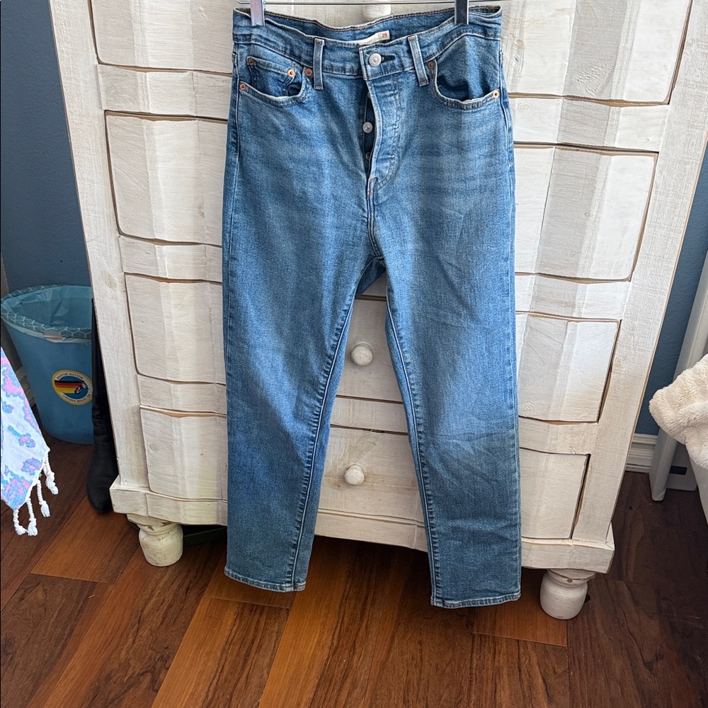 Levi's Blue Straight Leg Jeans